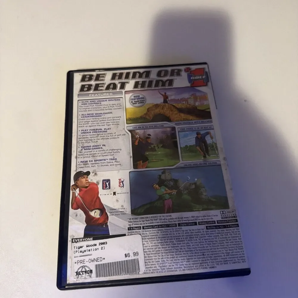 Tiger Woods PGA Tour 2003 ( Sony Playstation 2 , PS2 ) - CIB -